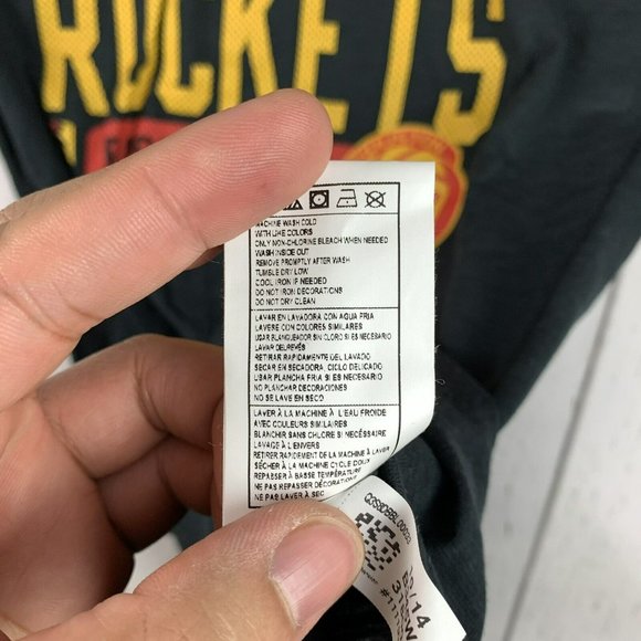 Houston Rockets NBA Small Adidas Casual Black‎ T-Shirt Adult New Women - Picture 6 of 10